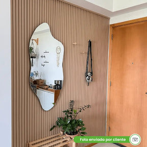 Painel Ripado Laminado de EVA Autocolante | Linha Play-Meu-Rodape--
