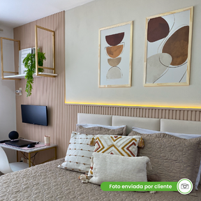 Painel Ripado Laminado de EVA Autocolante | Linha Play