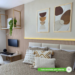 Painel Ripado Laminado de EVA Autocolante | Linha Play-Meu-Rodape--