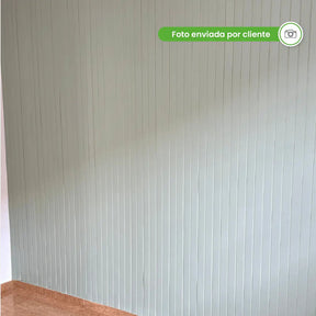 Painel Ripado Laminado de EVA Autocolante | Linha Play+-Meu-Rodape--