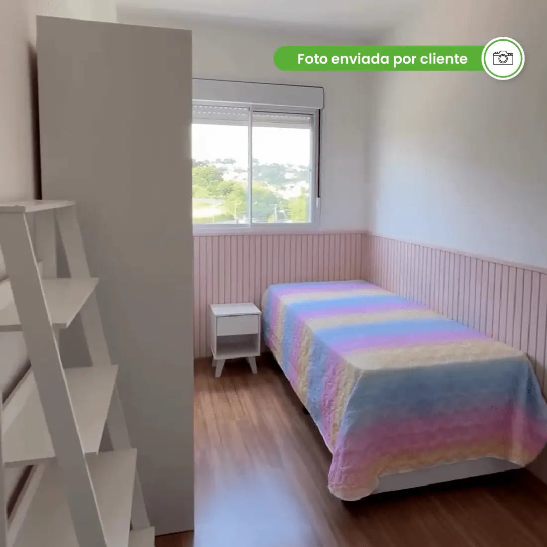 Painel Ripado Laminado de EVA Autocolante | Linha Play+-Meu-Rodape--