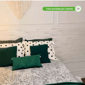 Painel Ripado Laminado de EVA Autocolante | Linha Urban+-Meu-Rodape--