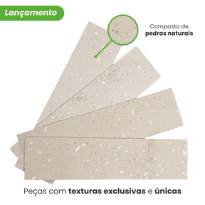 Revestimento Tijolinho Autocolante em Pedra Flexível - Meu Rodapé