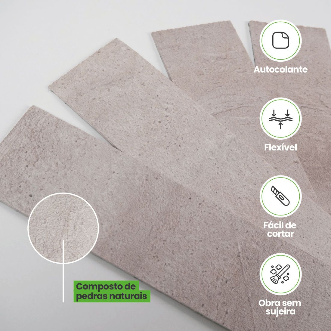 Revestimento Tijolinho Brick Travertino