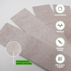 Revestimento Tijolinho Brick Travertino