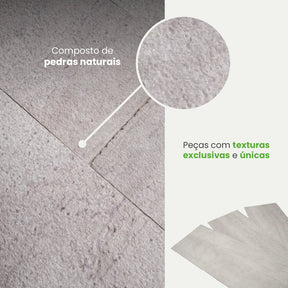 Revestimento Autocolante Coleção Pedras Formato Placa - Meu Rodapé