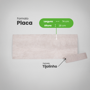Revestimento Autocolante Coleção Pedras Formato Placa