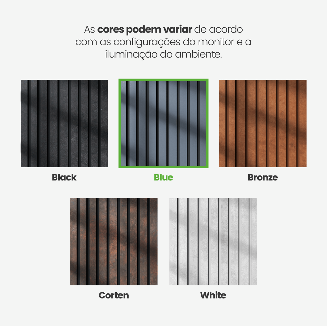 Painel Ripado Autocolante Laminado Meia Parede | Linha Urban