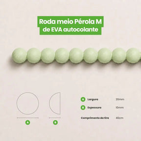 Rodameio Pérola em EVA Autocolante-Meu-Rodape--