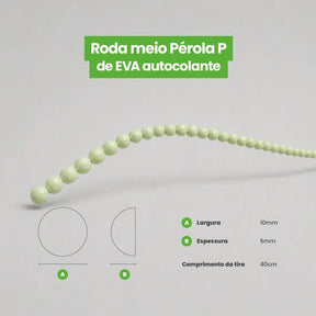 Rodameio Pérola em EVA Autocolante-Meu-Rodape--